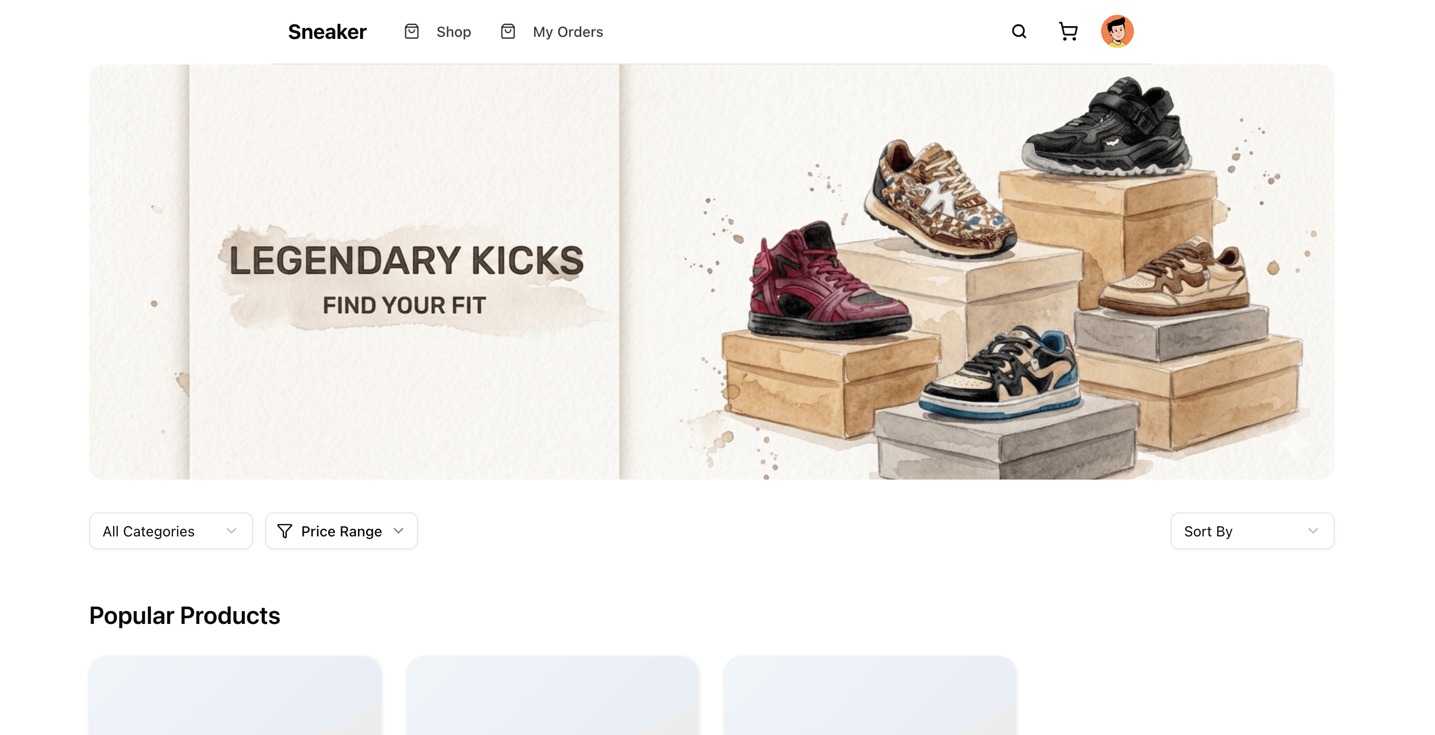 Ekada storefront dashboard preview