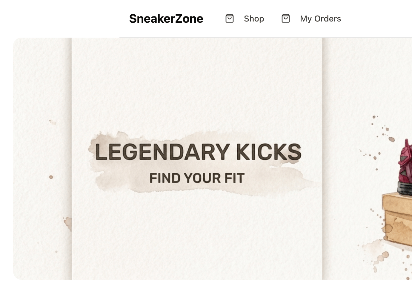 Online Store preview
